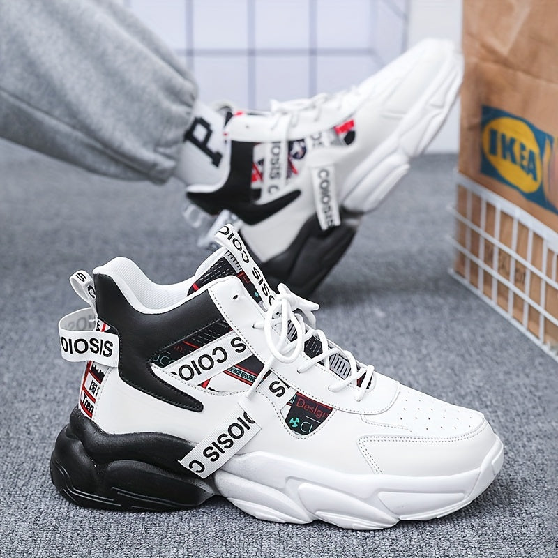 "Urban Stride™ Men's/ Women's Chunky Sneakers – Bold, Comfortable, and Built for Street-Ready Style", Comfy Non-Slip Durable Soft Sole Lace Up Sneakers For Outdoor Activities