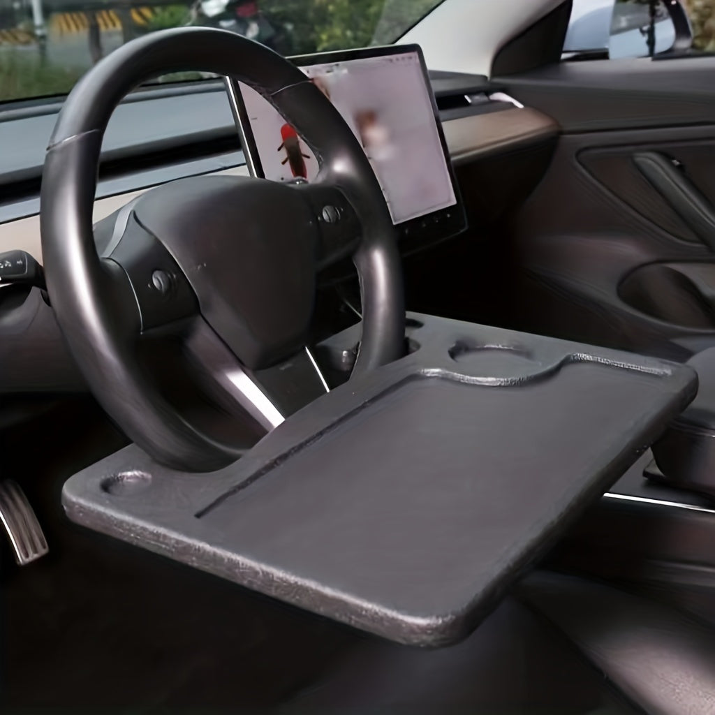 RELAX™️Premium Multifunction Car Steering Wheel Tray - Versatile Portable Table for Eating, Working & Storing - Perfect Workstation on Wheels, Fits Most Cars, TRUCK DRIVER AND, CONSTRACTION,Car Laptop Computer Desk Mount Stand Eat Work Car Steering Wheel
