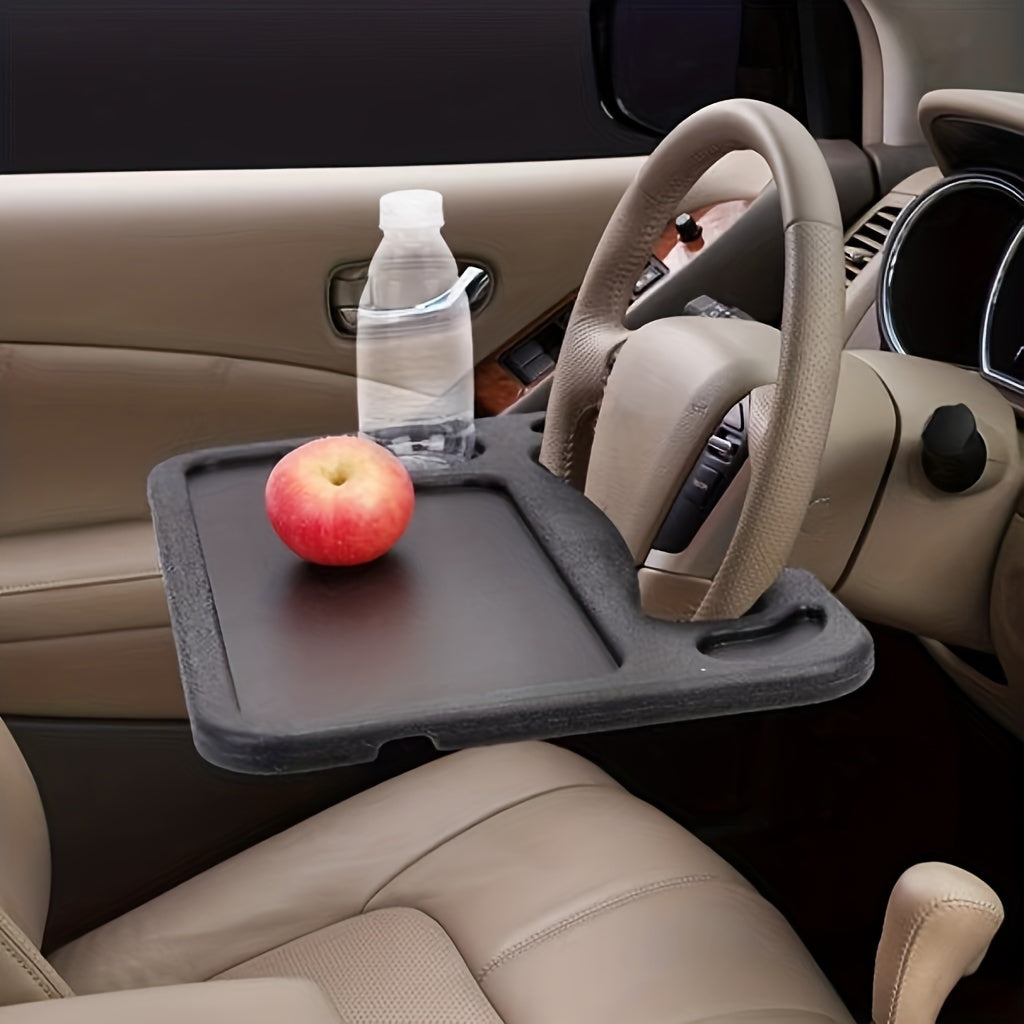 RELAX™️Premium Multifunction Car Steering Wheel Tray - Versatile Portable Table for Eating, Working & Storing - Perfect Workstation on Wheels, Fits Most Cars, TRUCK DRIVER AND, CONSTRACTION,Car Laptop Computer Desk Mount Stand Eat Work Car Steering Wheel