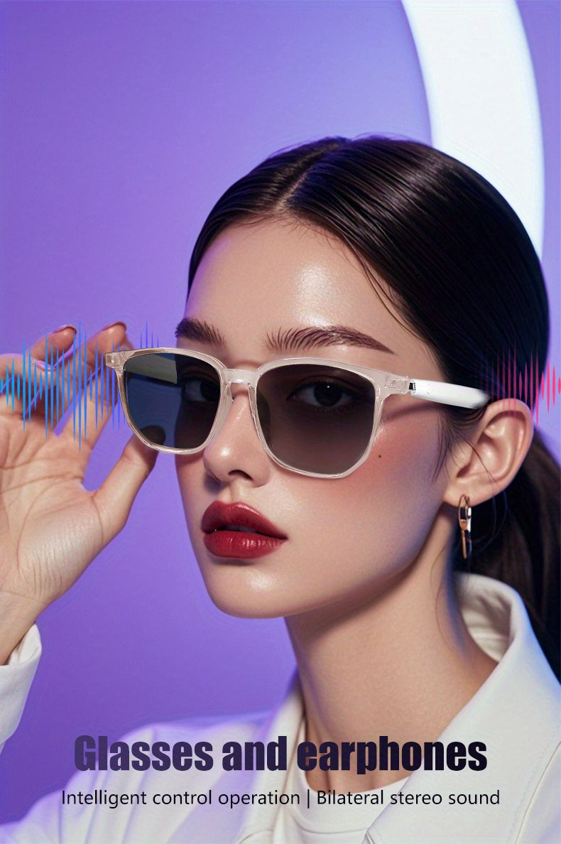 CATCHING ™️Smart Glasses, Touch Control, Built-in Microphone, Rechargeable Battery, Anti-Blue Light, Great for Office, Outdoor, Sports, Driving, Music Playback,