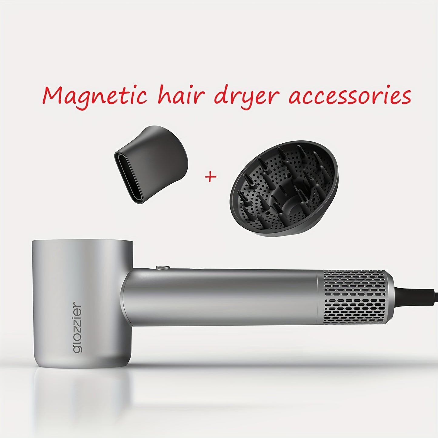 QUICKIE™️Dual Voltage Hair Dryer, 300 million Negative Ions Hair Treatment Hair Dryer, 110, 000 RPM Fast Drying, 1400-Watt 4 Speed/3 Speed, High Speed Travel Hair Dryer, Thermostatic Hair Dryer