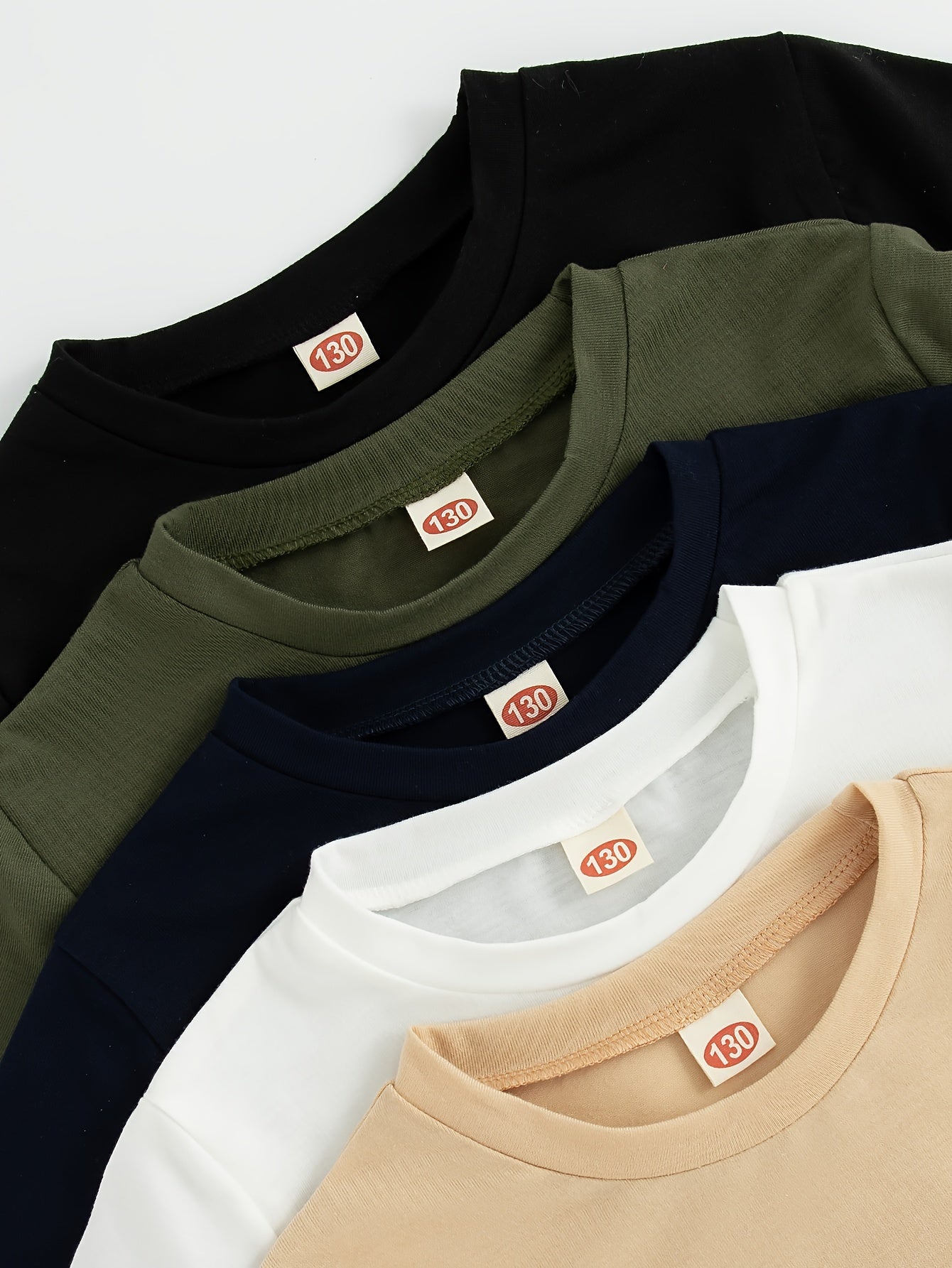 10-Pack ™️t shirts Teen Casual Crew Neck T-Shirts, Summer Solid Color Short Sleeve Knit Tops