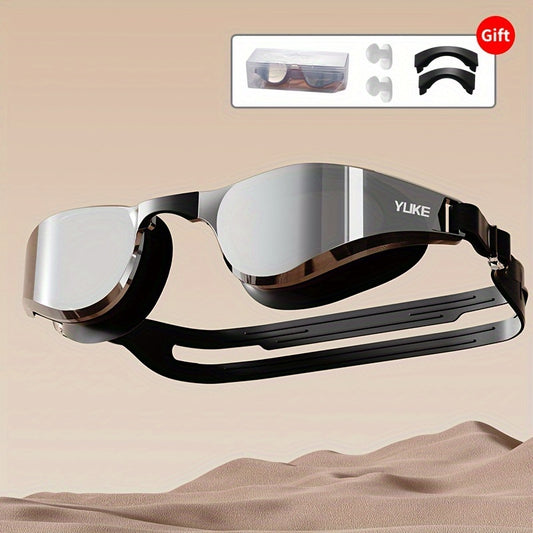 YLIKE™️Sleek Anti-Fog Silicone Swimming Goggles with HD Clarity - Waterproof, Adjustable Strap, Design for Men & Women,