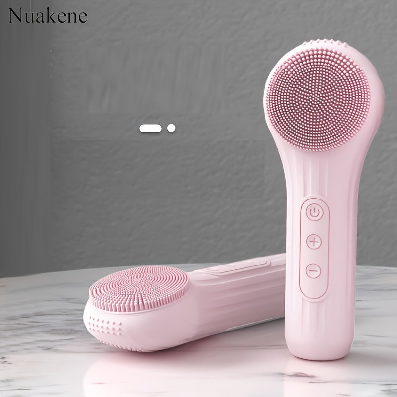 HYDRI ™Electric Facial Cleanser Brush, Silicone Face Scrubber, Face Wash Brush for Men & Women,