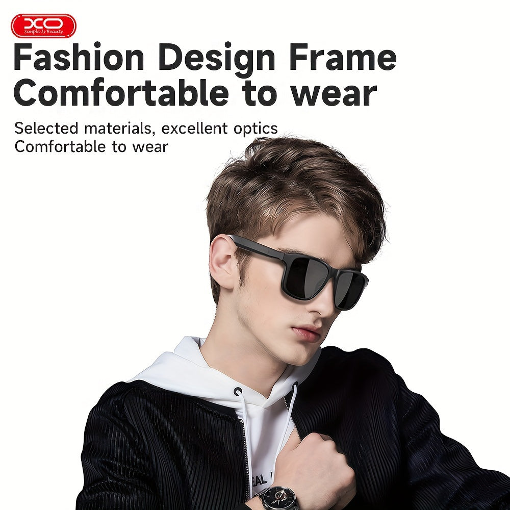 SEESMARTLY ™️Smart Glasses Listenable Songs, Glasses for Men and Woman, 100H Standby Time Long Battery, Athletic/Outdoor UV Protection And Voice Control