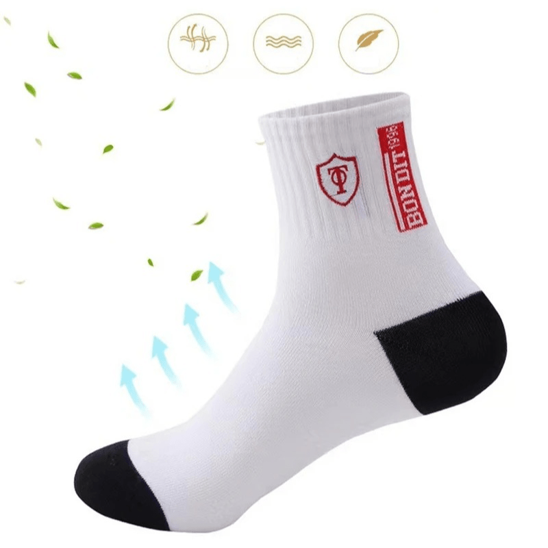 SOCKSI™10 Pairs of Men's /WOMENS Trendy Breathable Crew Socks, Comfy Casual Soft Thermal Socks, Winter & Autumn