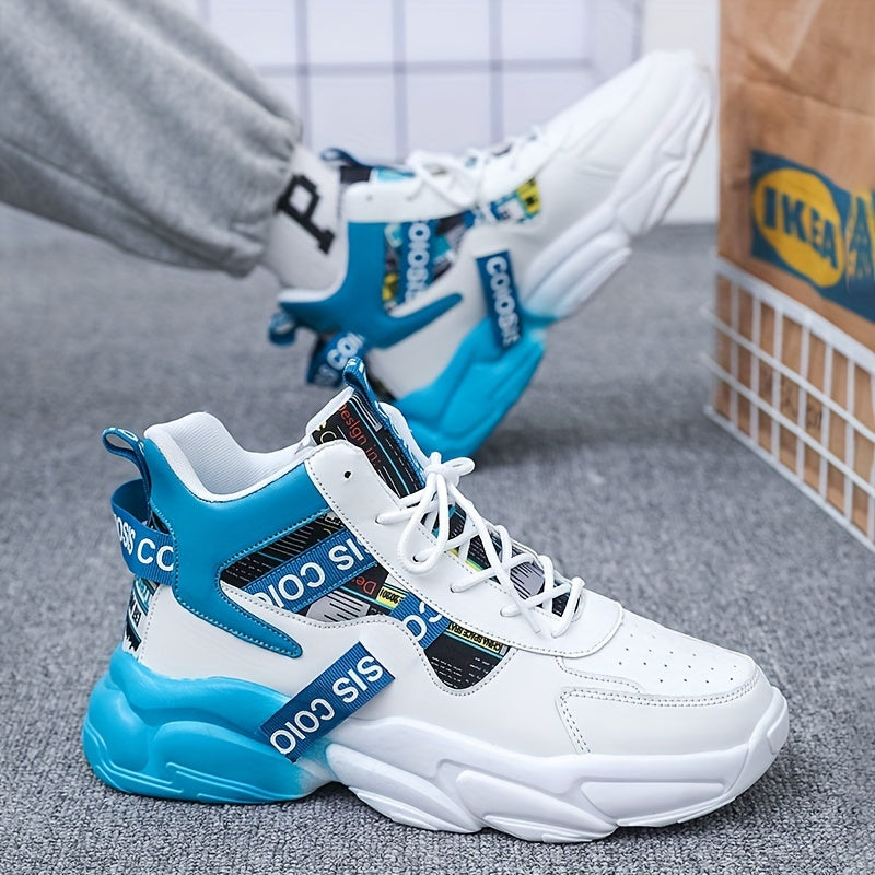 "Urban Stride™ Men's/ Women's Chunky Sneakers – Bold, Comfortable, and Built for Street-Ready Style", Comfy Non-Slip Durable Soft Sole Lace Up Sneakers For Outdoor Activities