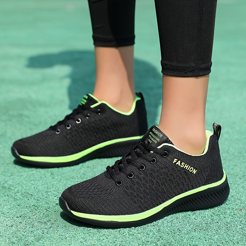 FEET™️Women's Shoes Lightweight Lace-Up Casual Sneakers, Breathable Soft Sole Platform Lace Up Walking Shoes, Comfortable Fashion Footwear plus size