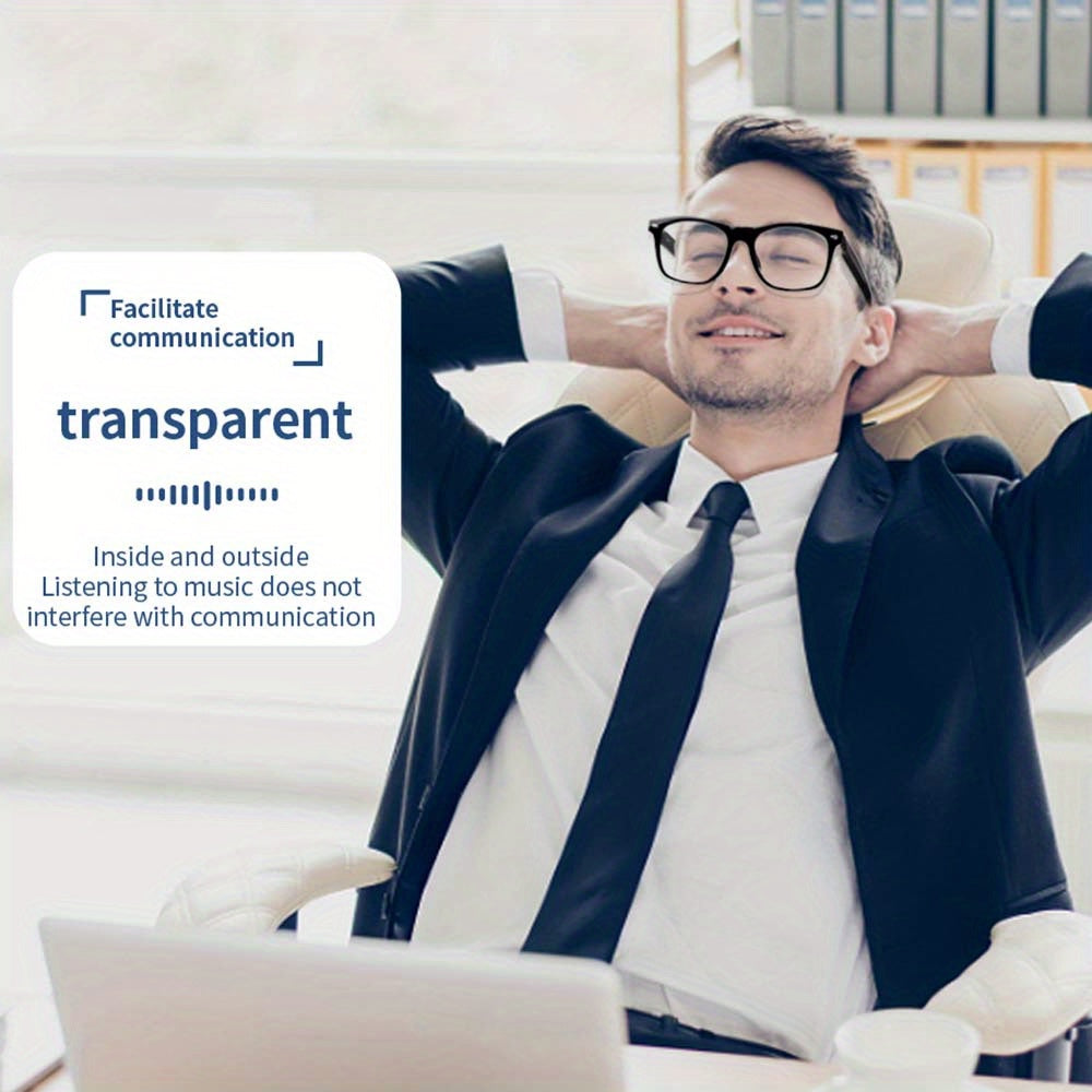 SENBONO ™️ Smart Glasses - Blue Light Filtering & Polarized Lenses, Low Latency Audio, Built-in Mic & Speakers, Touch & AI Voice Assistant Compatible, 5hrs Battery Life,