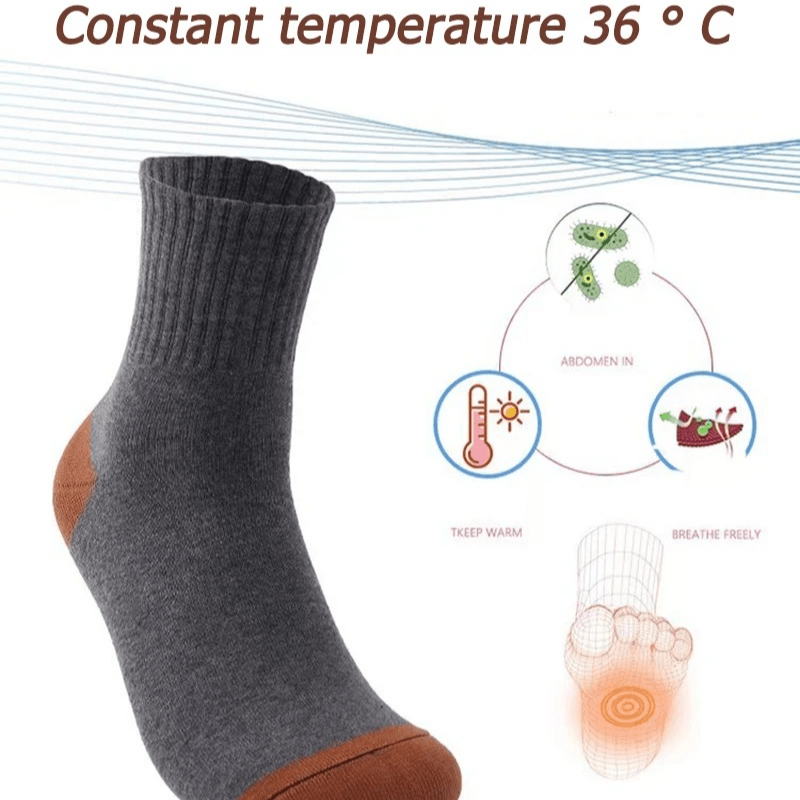 SOCKSI™10 Pairs of Men's /WOMENS Trendy Breathable Crew Socks, Comfy Casual Soft Thermal Socks, Winter & Autumn