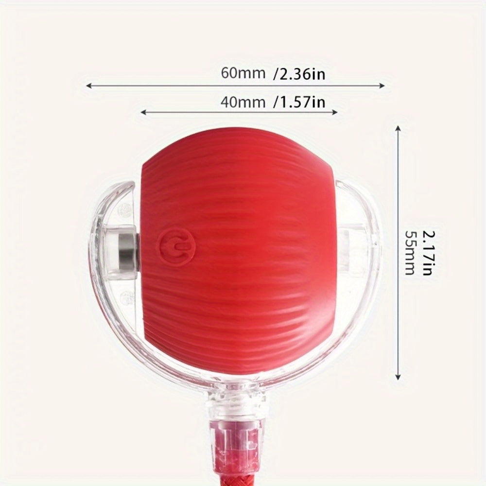 FUN™️CAT TOYS 3pcs Set Fully Automatic 360° Rolling Pet Balls - Grinding & Relief Function, 3 Modes with USB Charging LED Light,