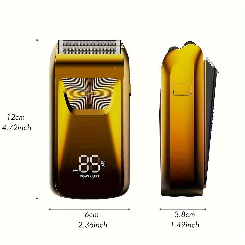 Professional Electric Razor 2-in-1, men Electric shaver Bald Hair Trimmer - Professional USB Rechargeable, Gentle Beard Hair Trimmer,