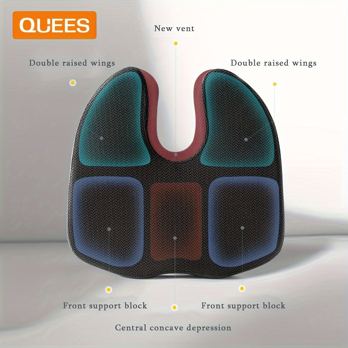 RELAX™ Car Seat Cushion for RV- Memory Foam Relieve Sciatica and Tailbone Pain for Cars and Trucks driver/taxi driver