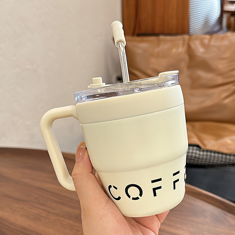 MOOCAFE ™16oz Stainless Steel Insulated Coffee Mug Perfect for Home, Office, Camping, Portable, Vacuum, Outdoor