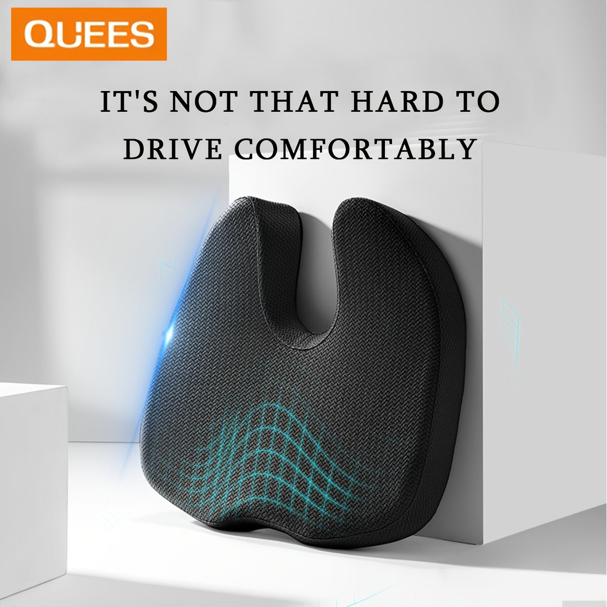 RELAX™ Car Seat Cushion for RV- Memory Foam Relieve Sciatica and Tailbone Pain for Cars and Trucks driver/taxi driver