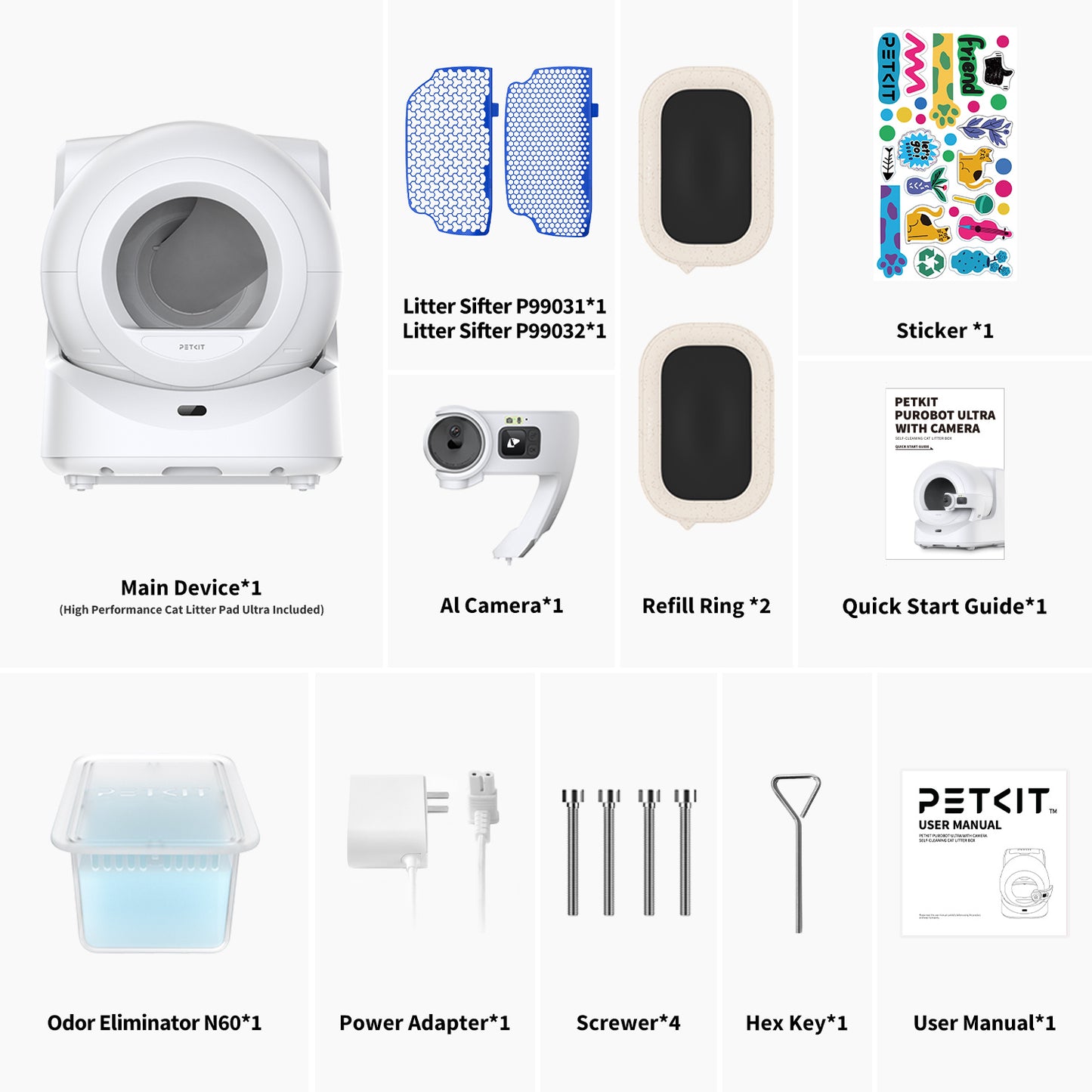 PETKIT™️😺 Purobot Ultra Self-Packing & AI-Powered Camera Automatic Cat Litter Box, 5G Wi-Fi Self Cleaning Cat Litter Box, True Hands-Free Auto Scooping Cat Litter Box