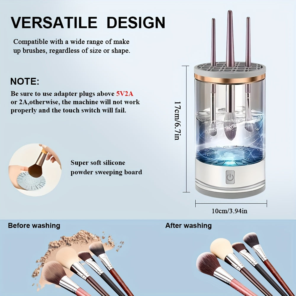DEEP CLEAN™️Electric Makeup Brush Cleaner Gadget Quick & Efficient, Portable Design,