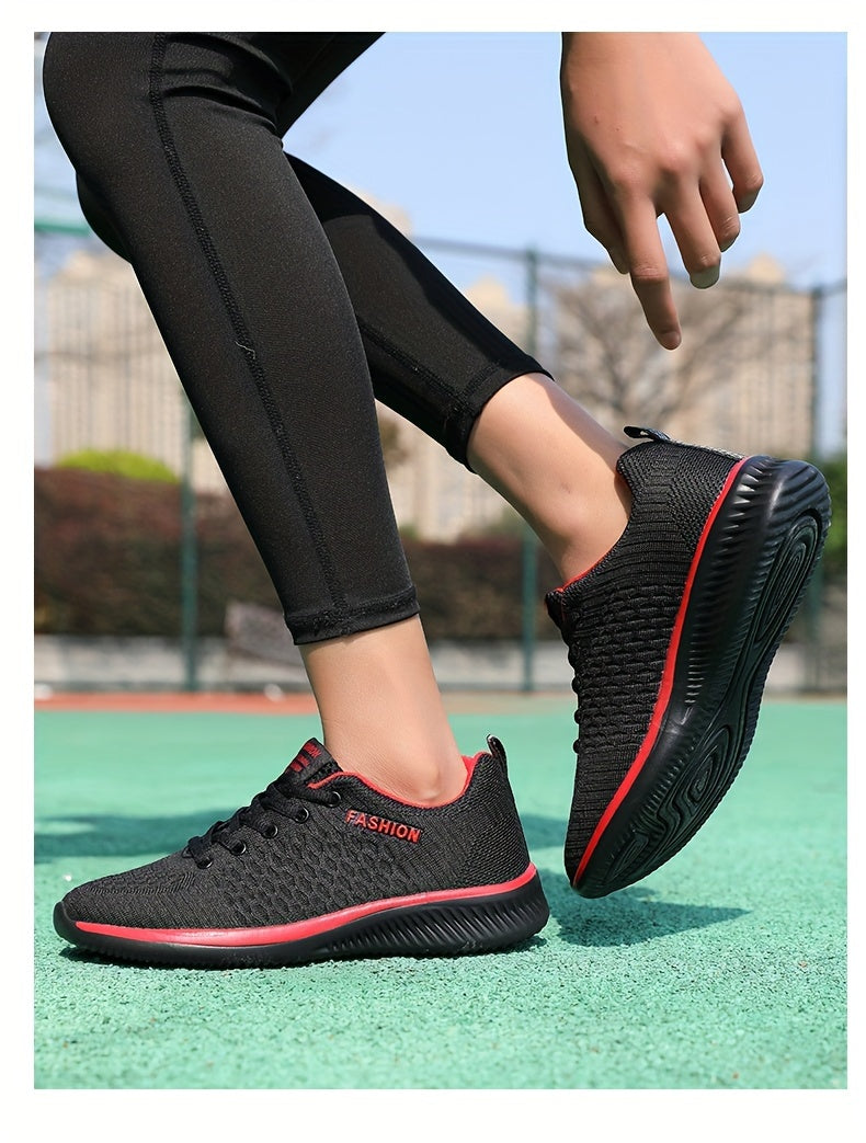 FEET™️Women's Shoes Lightweight Lace-Up Casual Sneakers, Breathable Soft Sole Platform Lace Up Walking Shoes, Comfortable Fashion Footwear plus size