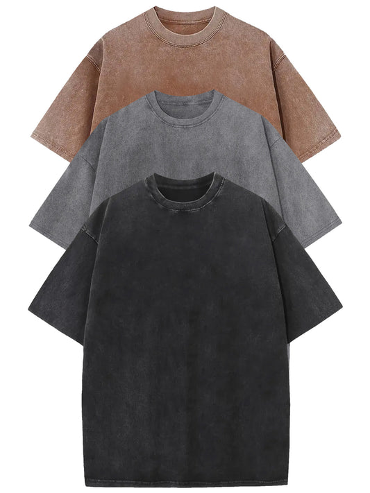 JUNCTION™️3 PCS Men’s T-Shirts – Everyday Essentials, Soft, breathable, and built for comfort. Perfect for daily wear, workouts, or just chilling. Classic fit, all-day ease. Vintage Look