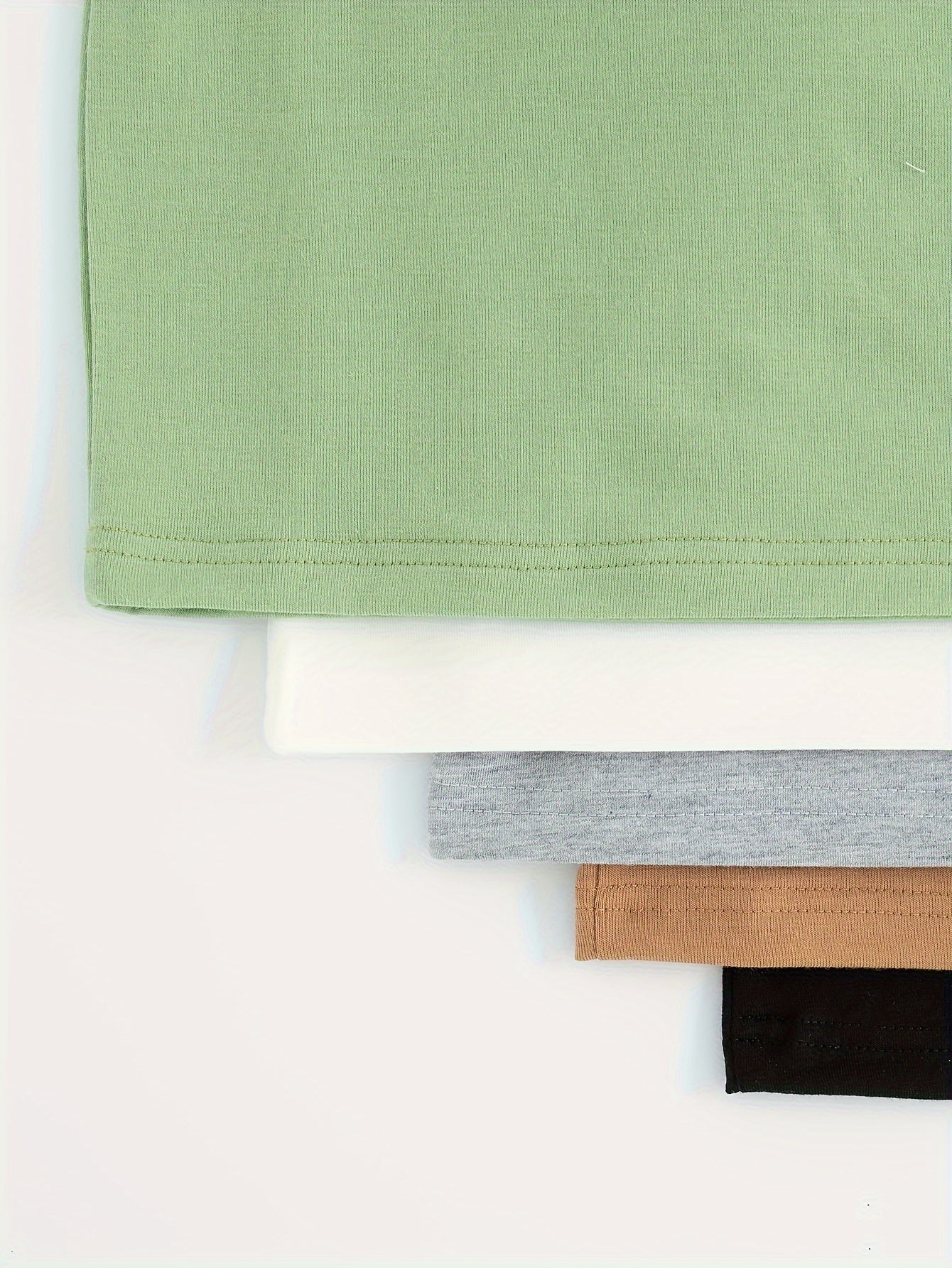 10-Pack ™️t shirts Teen Casual Crew Neck T-Shirts, Summer Solid Color Short Sleeve Knit Tops