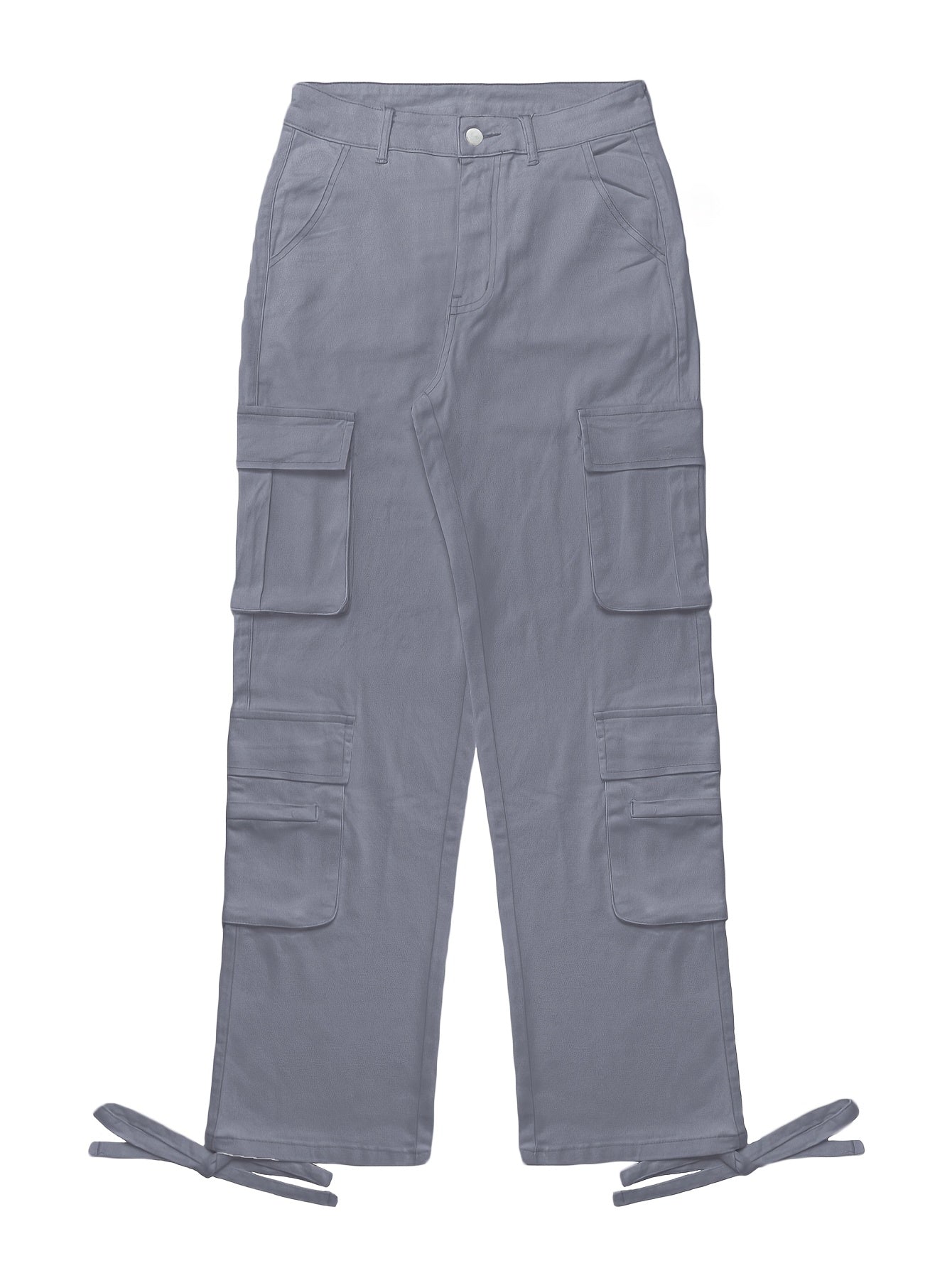 BAGGIES™ |Street Hip-hop Style Low Waist Multi Pocket Workwear Casual Denim Workwear Pants