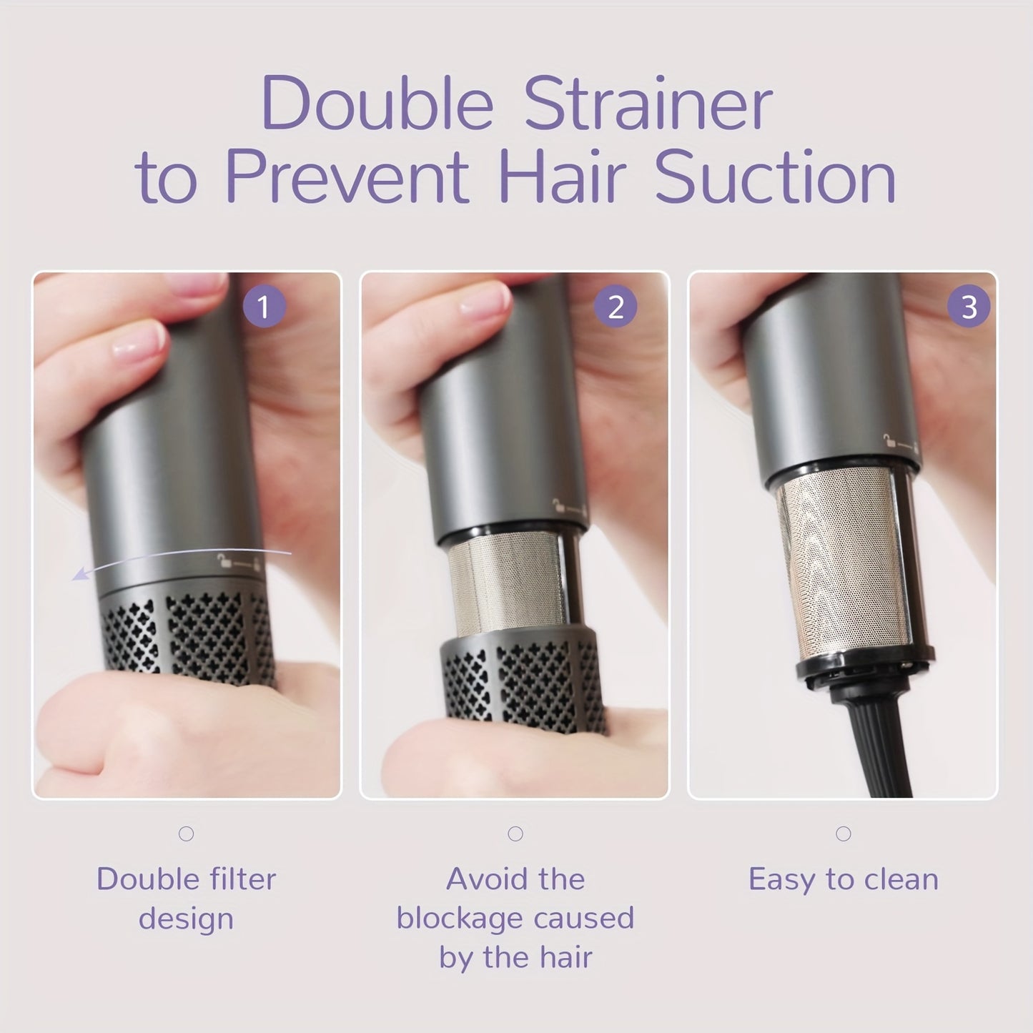 Oudif ™️Professional High-Speed Ionic Hair Dryer, 110000 RPM Brushless Motor, 4 Temperature Settings with LED Display, 2 Speed/Cold Options, Quiet Operation, Ergonomic Handle, US Plug –