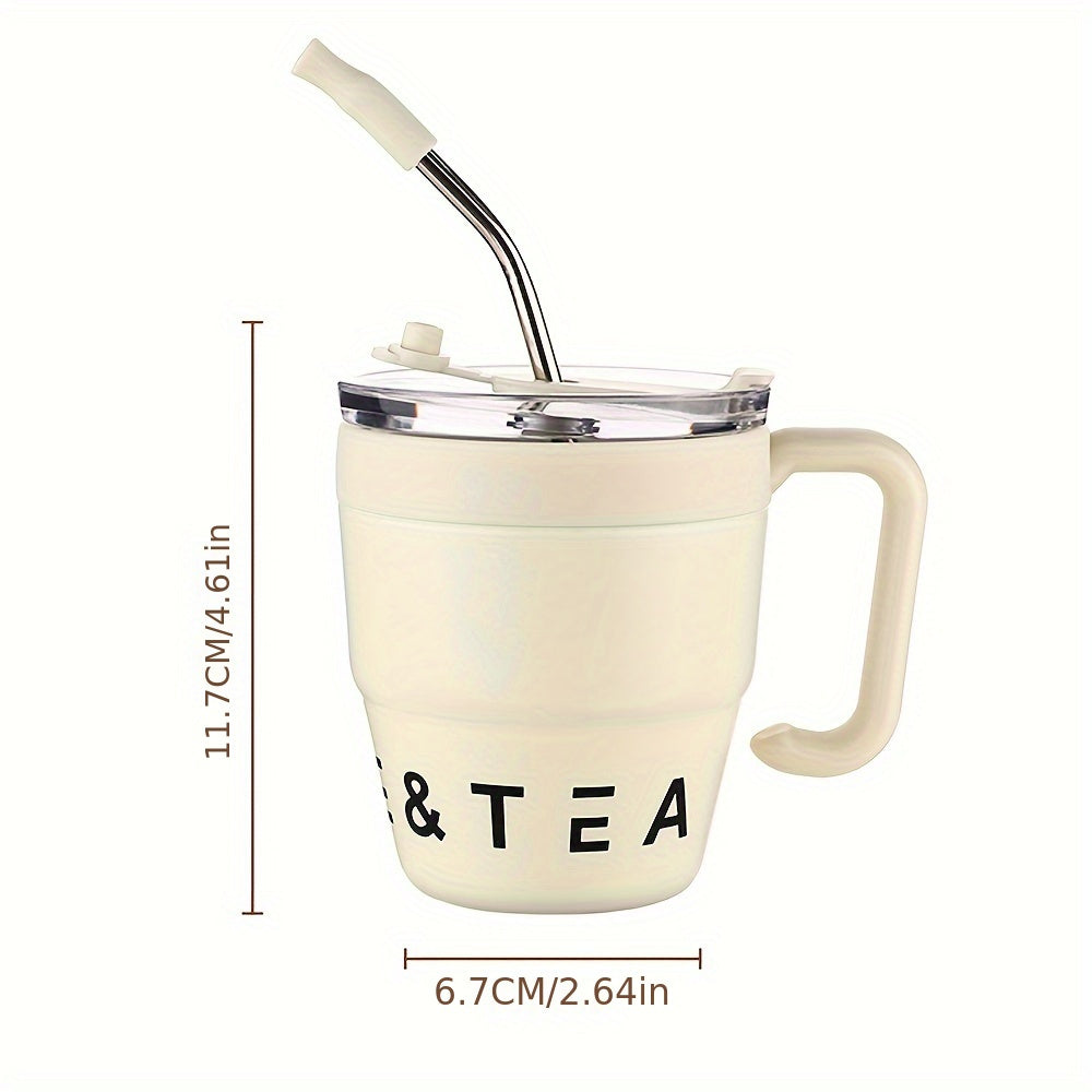 MOOCAFE ™16oz Stainless Steel Insulated Coffee Mug Perfect for Home, Office, Camping, Portable, Vacuum, Outdoor