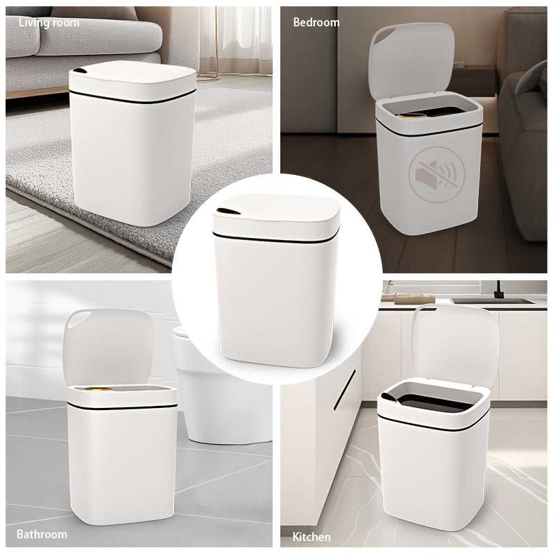 DUMPSTER™️ hands free disposal, Touch-Free Smart Trash Can - Sleek Design, Low Voltage, Easy Clean - Home & Office Compatible, Battery-Operated (Batteries Not Included)