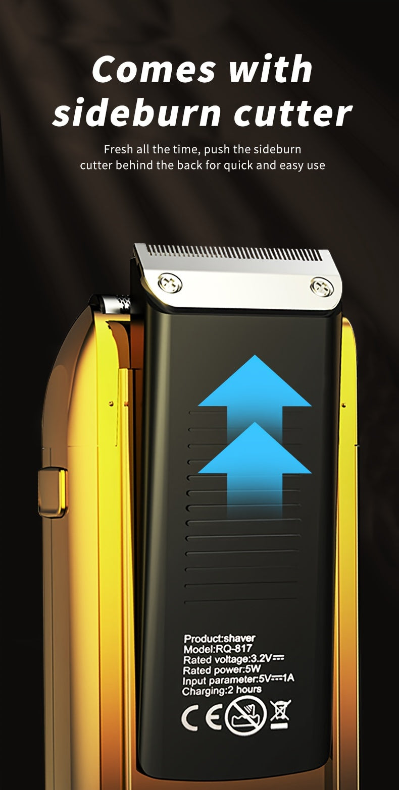 Professional Electric Razor 2-in-1, men Electric shaver Bald Hair Trimmer - Professional USB Rechargeable, Gentle Beard Hair Trimmer,