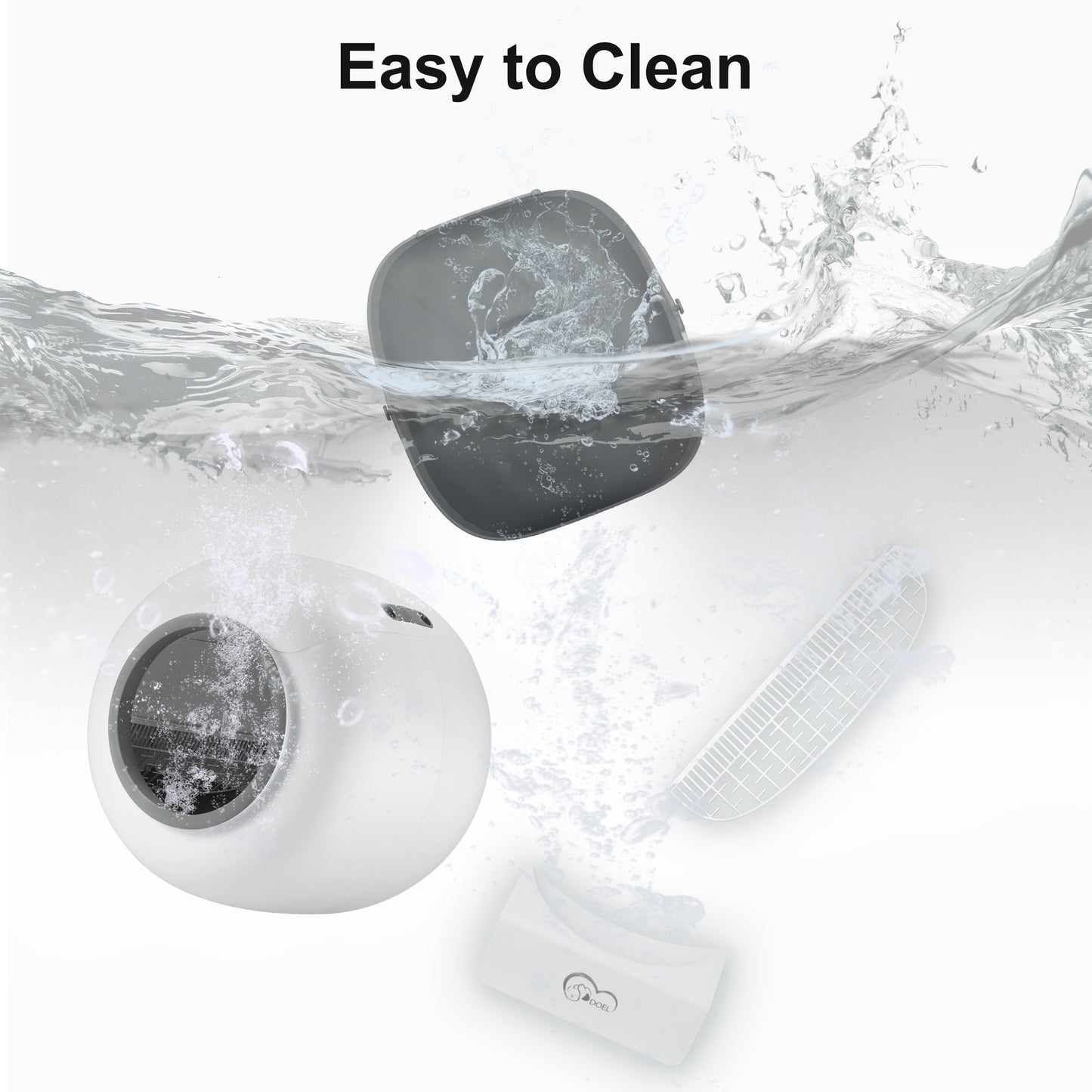 UPGRADED™️AUTOMATIC DOEL Self-Cleaning Cat Litter Box with App Control, Wi-Fi Enabled, 17.17gal Capacity