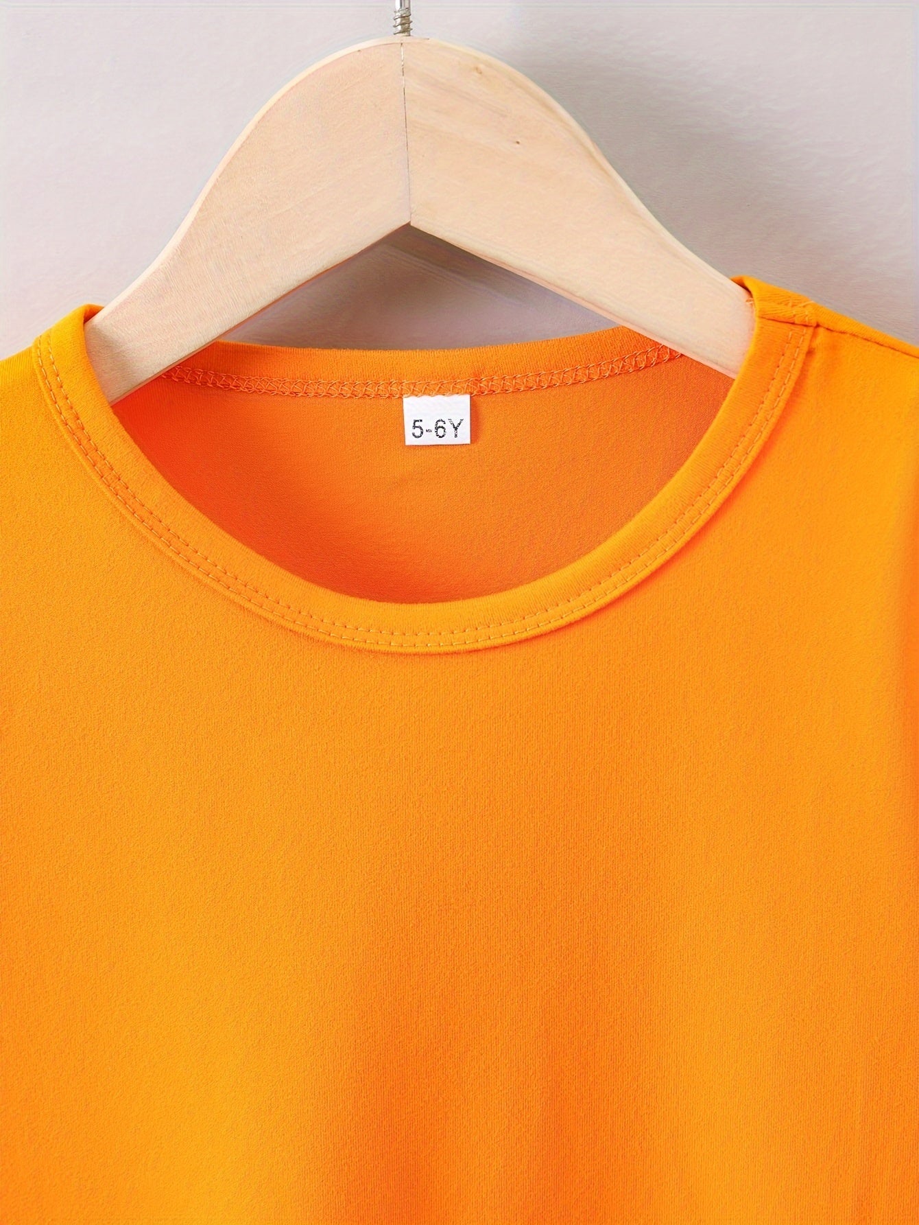 10-Pack Youth Summer Solid Color Crew Neck Tees, Casual Style Polyester Blend (95% Polyester, 5% Spandex) with Slight Stretch, Knit Short Sleeve Shirts for Ages 12 and Under
