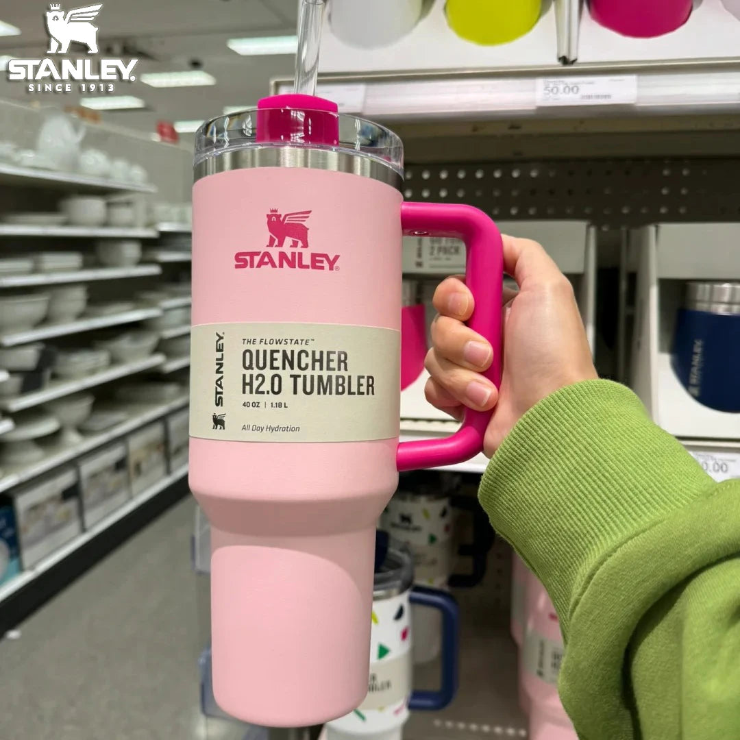 STANLEY™ |Stanley Quencher H2.0 Tumbler with Handle and Straw, (40 oz), 3-Position Lid, Perfect for Any Occasion