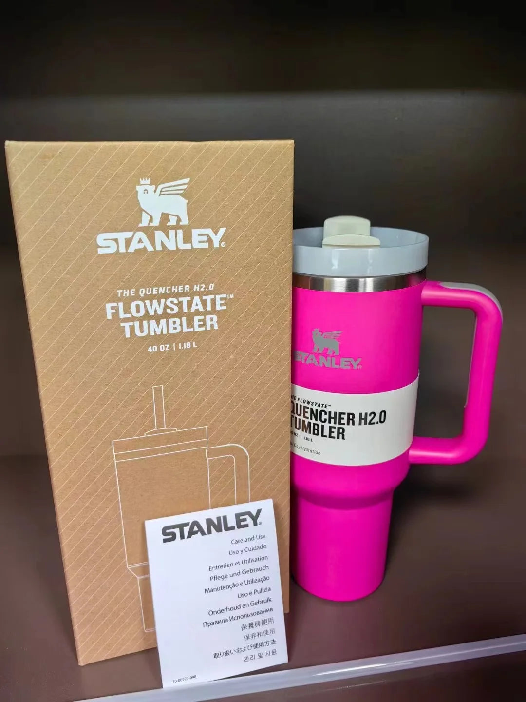 STANLEY™ |Stanley Quencher H2.0 Tumbler with Handle and Straw, (40 oz), 3-Position Lid, Perfect for Any Occasion