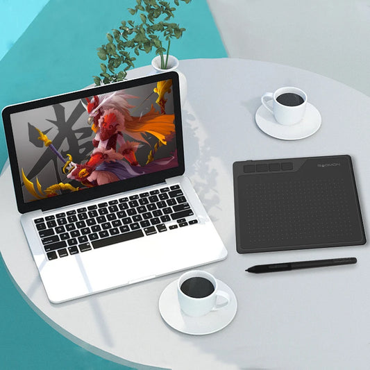 GAOMONS™ |620 Small Graphics Tablet 6*4 Inch Drawing Tablet with Pen 8192 Levels Pressure, Easy Connect to Android, Phone, Laptop, PC, etc.