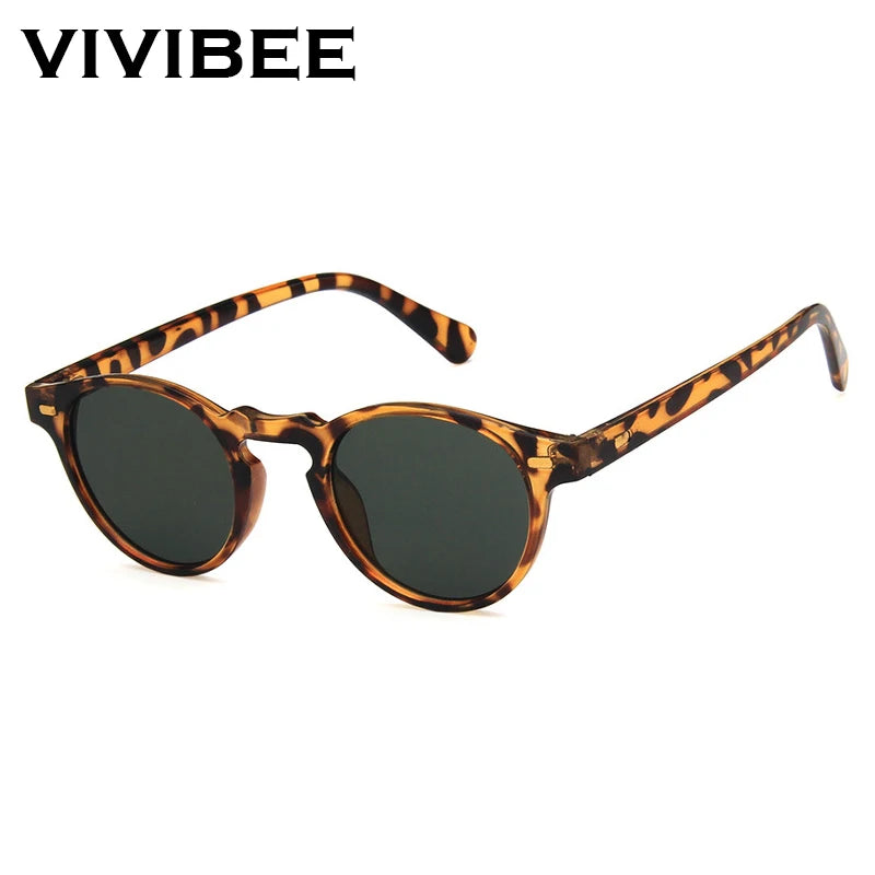VIVIBEE™ Men Fashions 2025 Oval Small Sunglasses Clear Classic UV400 Sunglasses Trends for 2025 Transparent Shades for Women