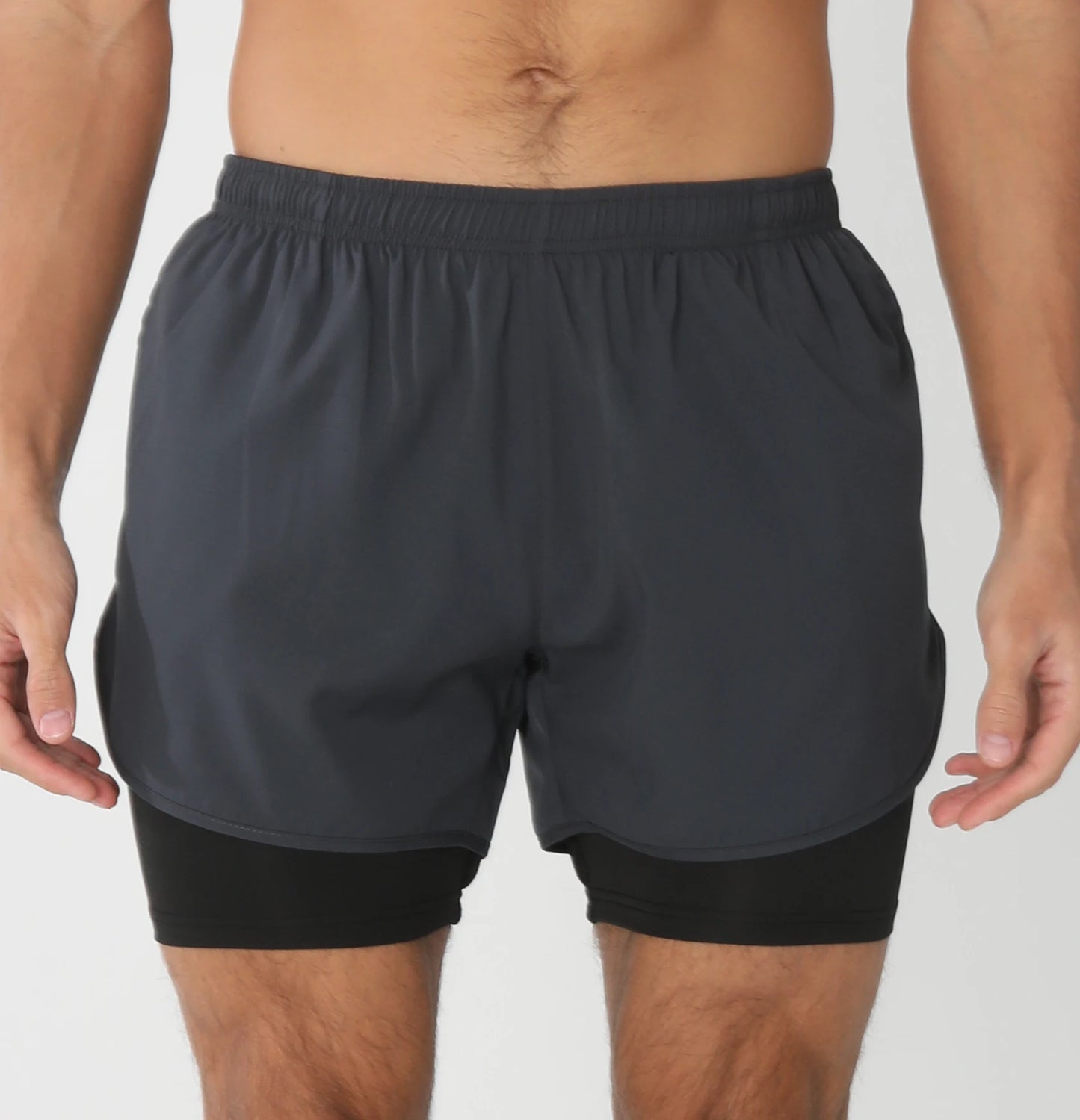 CLASS™️Gym Shorts Men Running Shorts with Liner Pockets Towel Loop Quick Dry Lightweight Workout Men's Breathable Athletic Sport Shorts