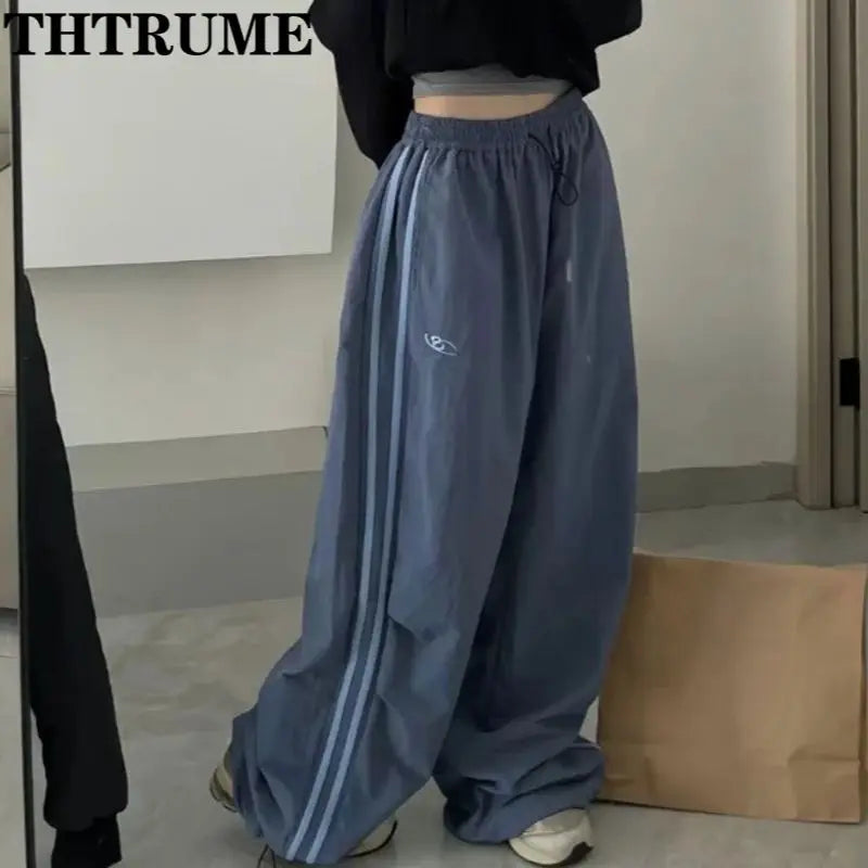 LUSTRA™ |Y2K Vintage Women Loose Drawstrings Pants, Oversized Hip Hop, Chic Fashion