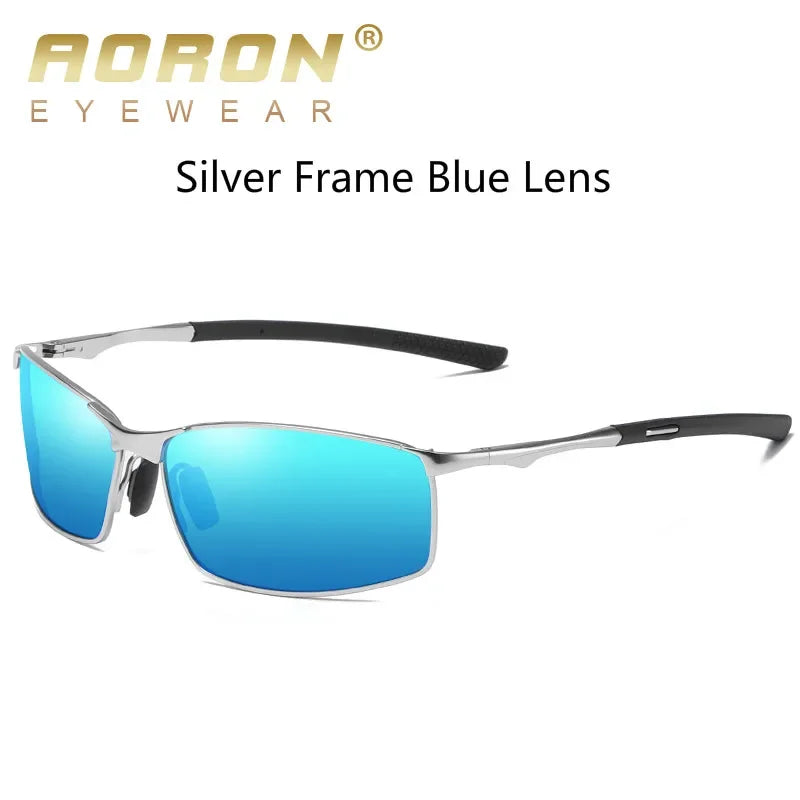 AORON™️Polarized Sunglasses Men's/Women Driving Mirror Sunglasses Metal Frame Goggles UV400 Anti-Glare Sunglasses Wholesale