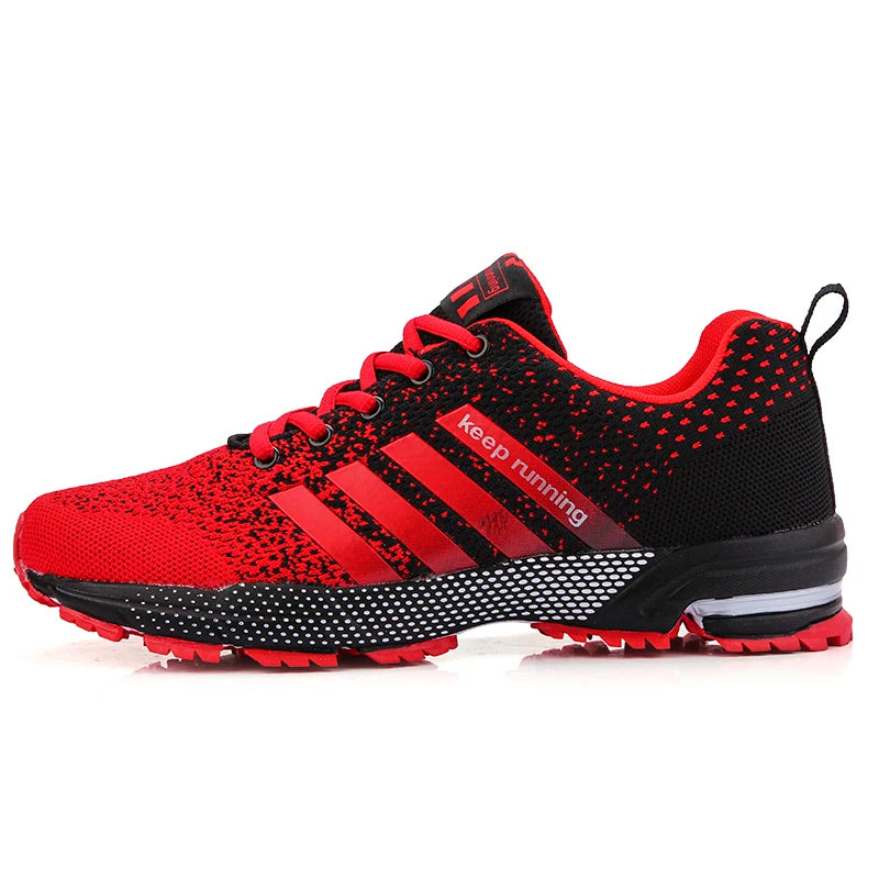 KEEP RUNNING™ new 2025 Men's and women's flats fashion casual sneakers couple walking shoes plus size breathable fitness running shoes men shoes