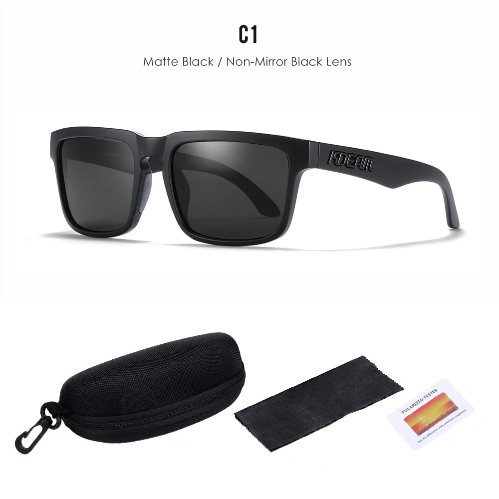 2025 KDEAM™️ Polarized Sunglasses for Men Women Fashion Unisex Brand Trendy Outdoor Eyewear for Couple Mirror red lens