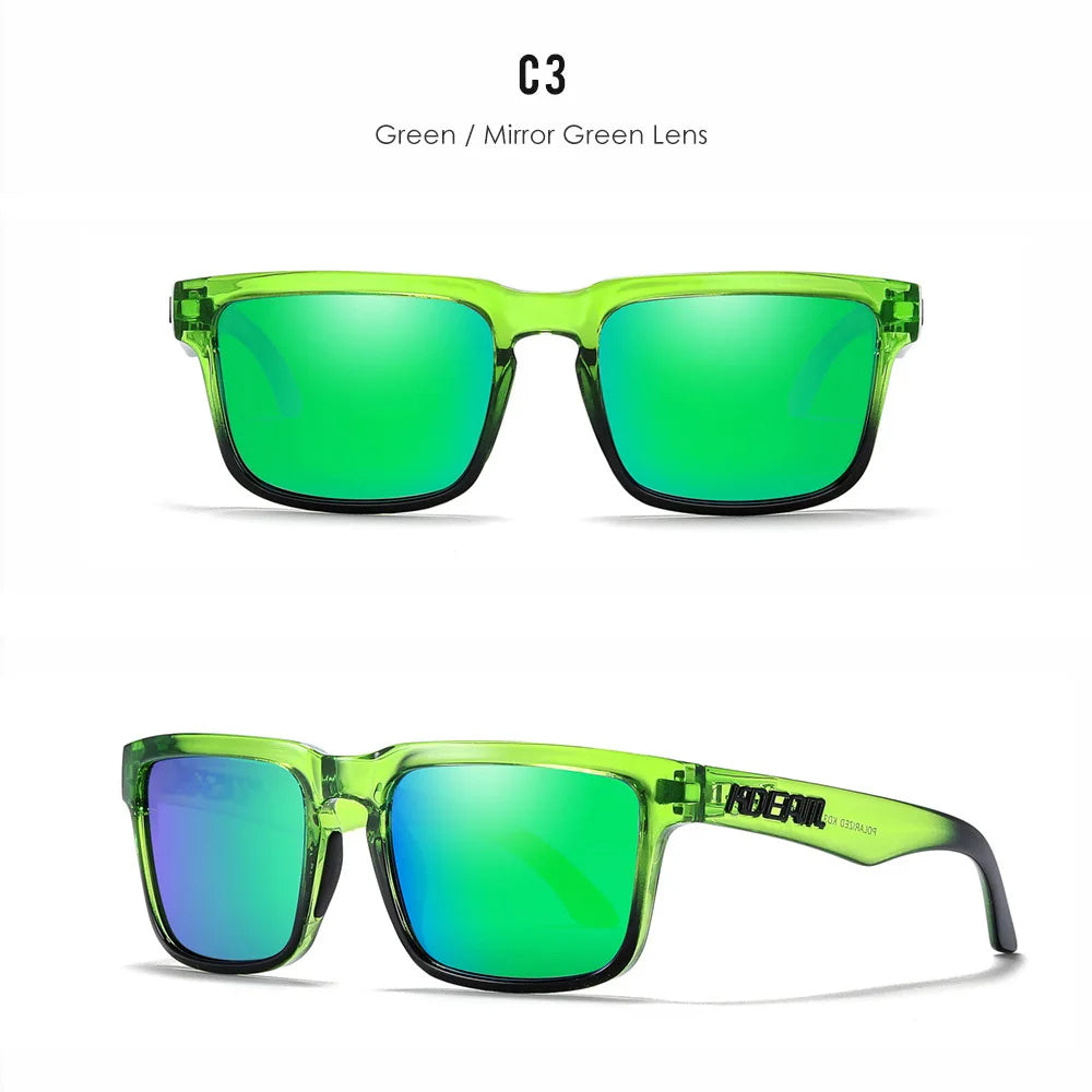 2025 KDEAM™️ Polarized Sunglasses for Men Women Fashion Unisex Brand Trendy Outdoor Eyewear for Couple Mirror red lens