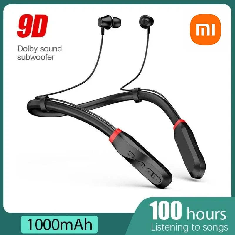 CAN YOU HEAR ME™ Neckband Bluetooth Headphones Wireless Earphones 9D Sound Sport Headset Waterproof TWS Earbuds with Mic for phone