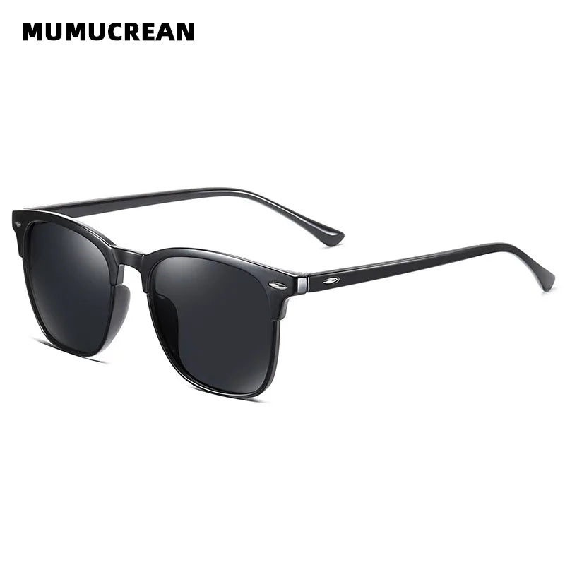 MIRO™ New Polarized Sunglasses, Classic Retro Men Sunglasses, Outdoor Sunglasses, UV400 Plastic Square Trending Shades Eyewear
