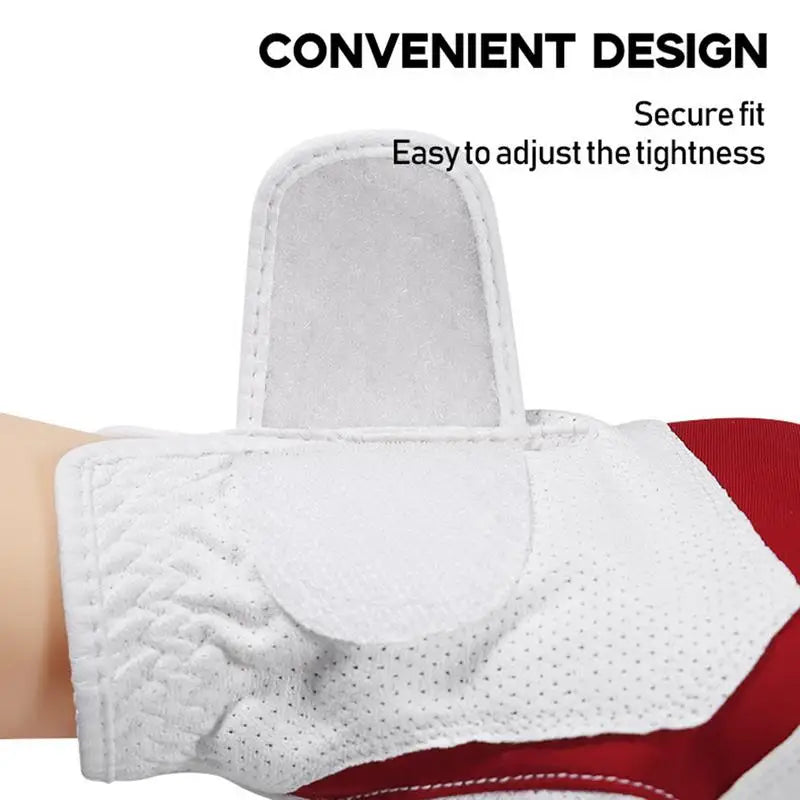 IRON HANDS™ Breathable Golf Mitten Long-Lasting Golf Gloves Adjustable Closure Mitten For Ultimate Grip Sweat-Free Comfort Gloves For Left