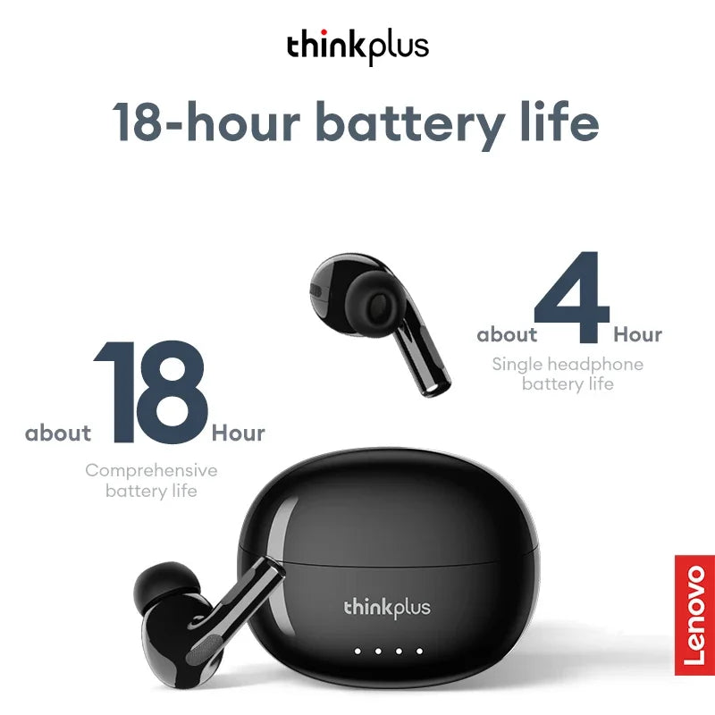 THINKPLUS™ LP5 PRO | Wireless Bluetooth 5.4 TWS Earbuds – High Fidelity Sound, Gaming & Sports Headset with Mic, Long Battery Life (2025)