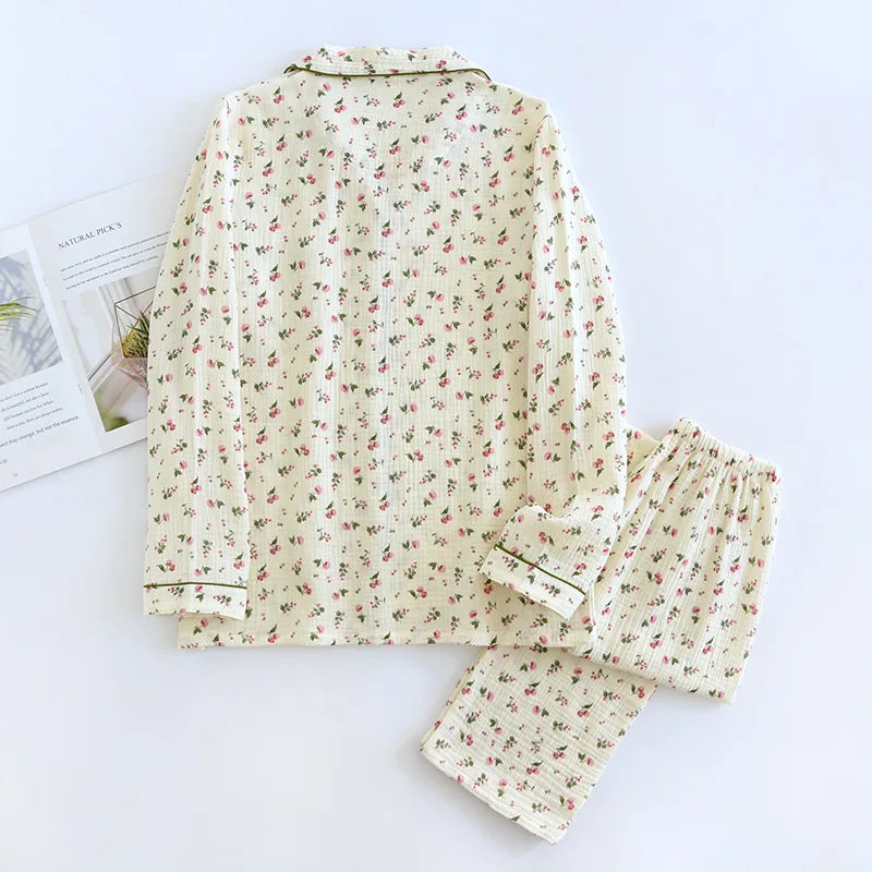 Relax in Style™️ – 100% Cotton Pajama Set for Ultimate Comfort 2025 Spring and Autumn