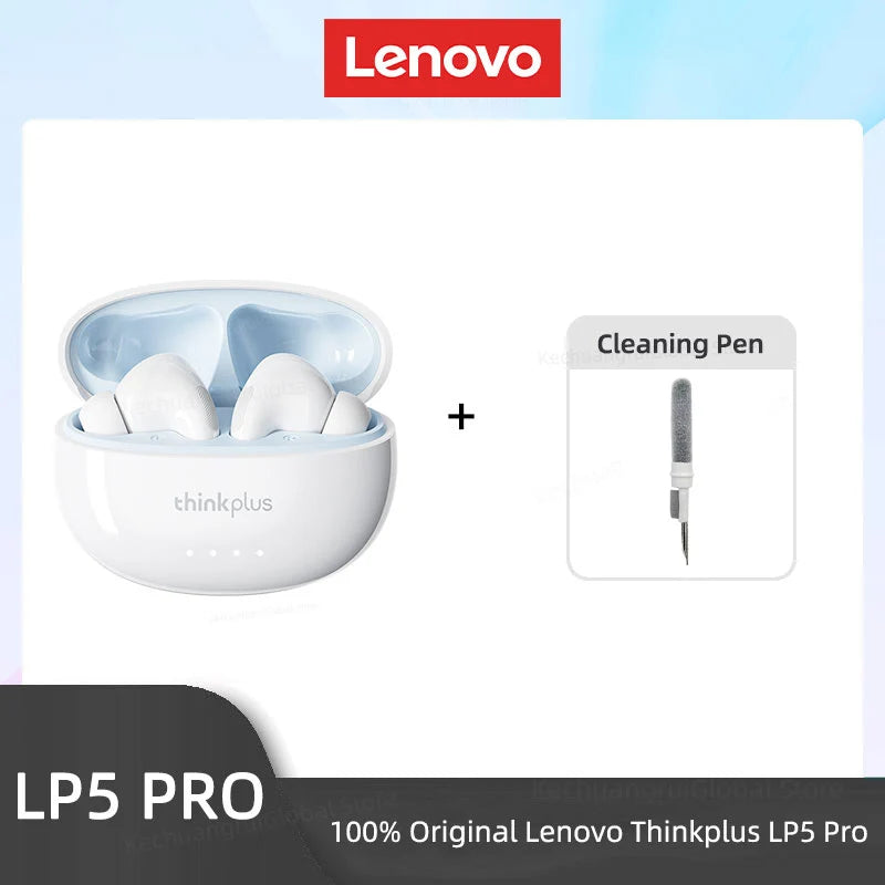 THINKPLUS™ LP5 PRO | Wireless Bluetooth 5.4 TWS Earbuds – High Fidelity Sound, Gaming & Sports Headset with Mic, Long Battery Life (2025)