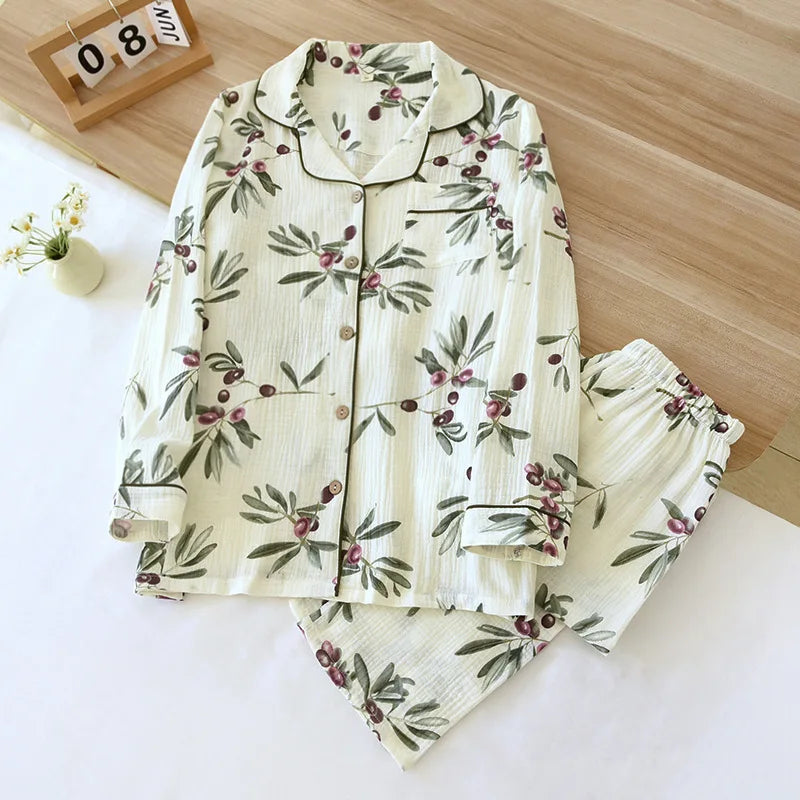 Relax in Style™️ – 100% Cotton Pajama Set for Ultimate Comfort 2025 Spring and Autumn