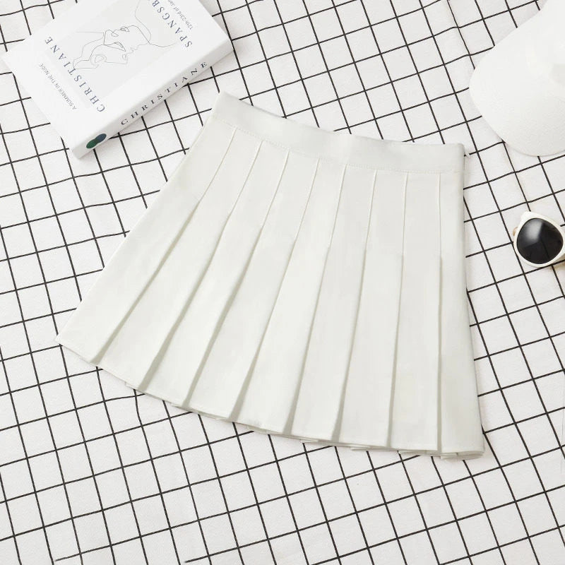 SKIRTING THE ISSUE™ |Trendy Cute Skirt for Ladies, Summer Clothes, Women's High Waist Harajuku Korean Style