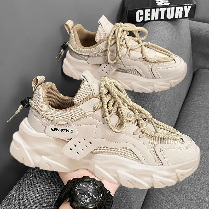LETCOMFIT™| Men's Breathable Thick Soled Casual Shoes, Outdoor Sneakers for Running, Can Use During all Seasons